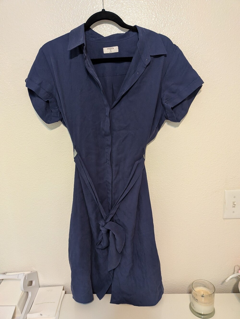 Untuckit Shirt Dress Navy Sz. 10